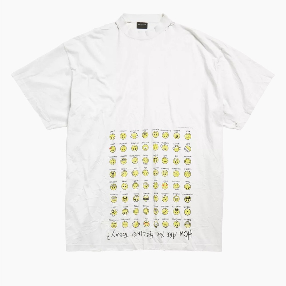 Balenciaga How Are You Feeling Today Oversized T-Shirt